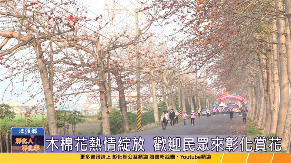 113-03-16 親子共遊龍來賞花 埤頭鄉母親河畔木棉花季健行活動  